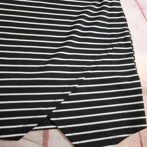 Iris stripped asymmetrical dress L - Picture 3 of 7